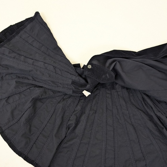 Corduroy Panelled Skirt Mini Midi Smart Set Fit Flare Circle Full A-Line Skater - Picture 11 of 13